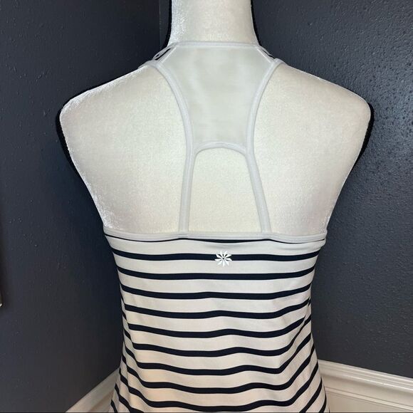 Athleta Hyper Stripe Spiral Running Yoga Tank - Picture 7 of 9
